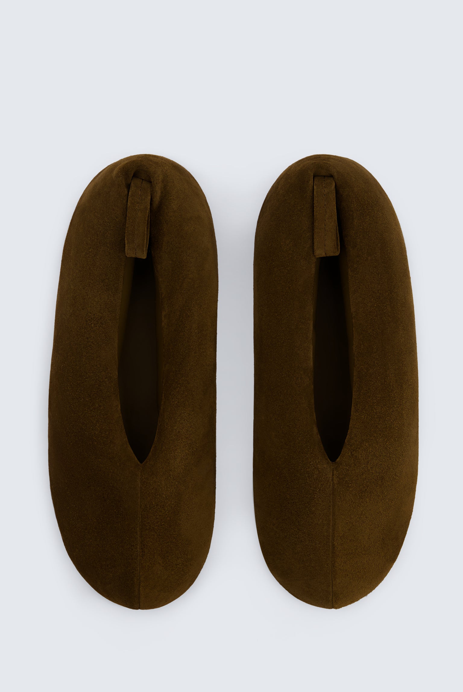 Garnier padded slipper in split suede 