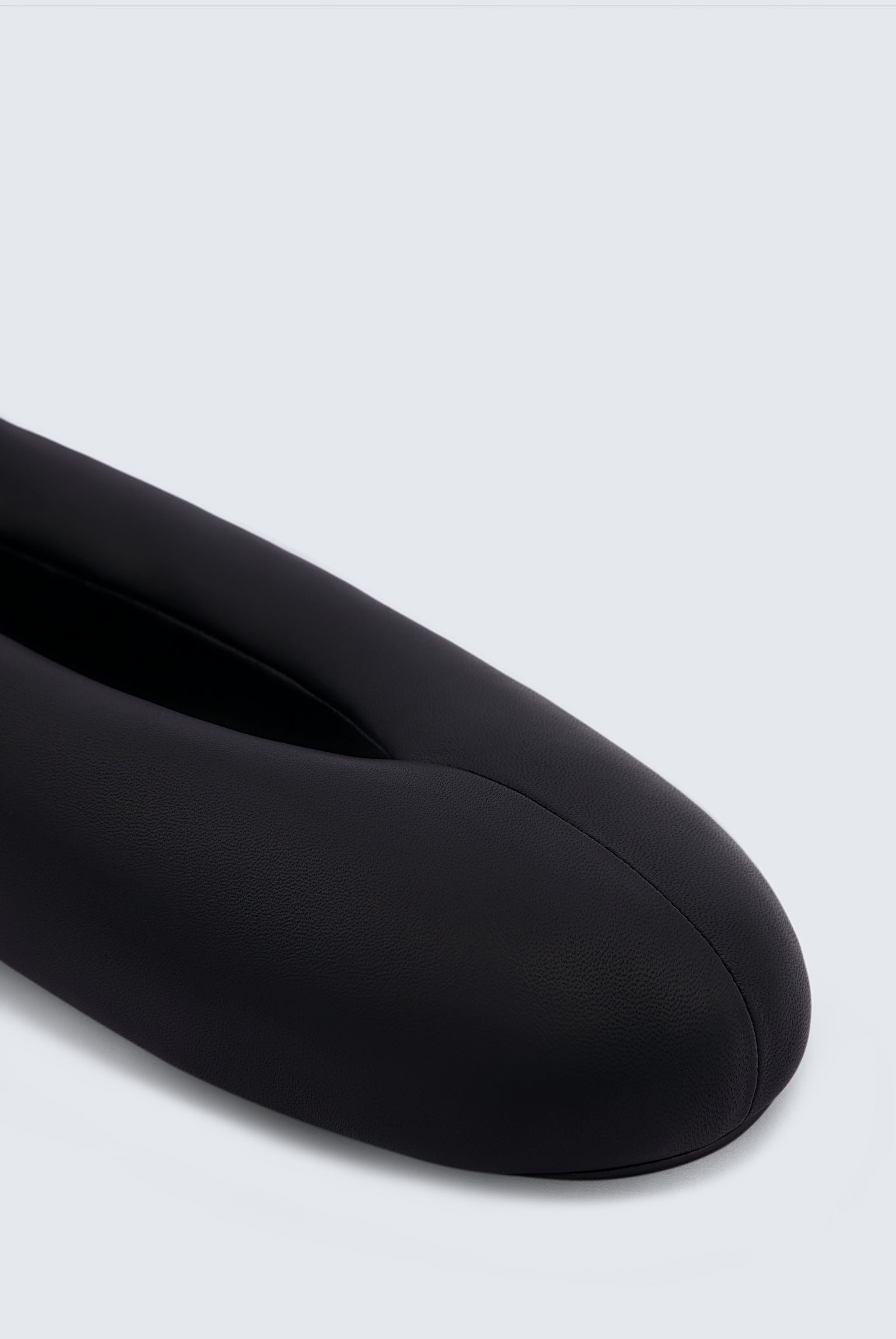 Ballerine Garnier ouatinée en cuir lisse