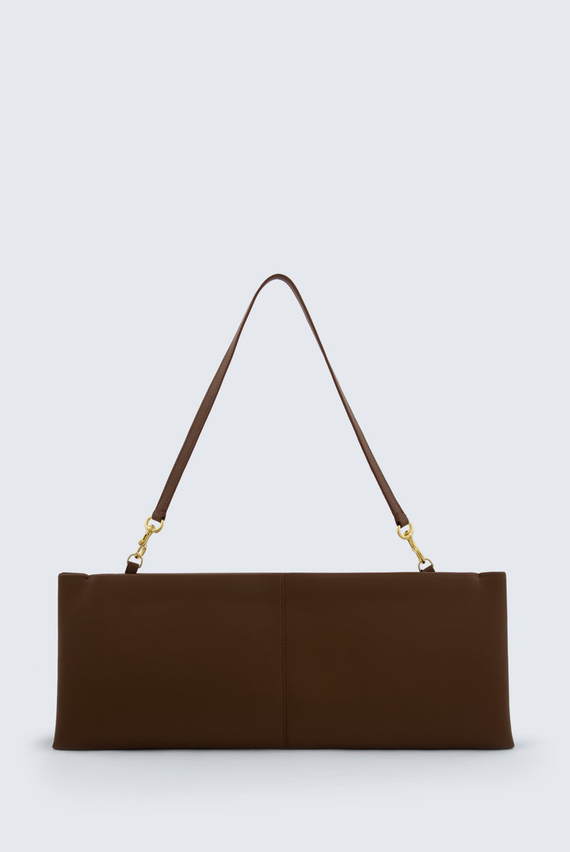 Louise flat clutch in nappa leather