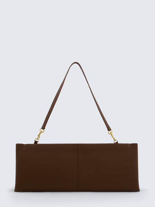 Louise flat clutch in nappa leather