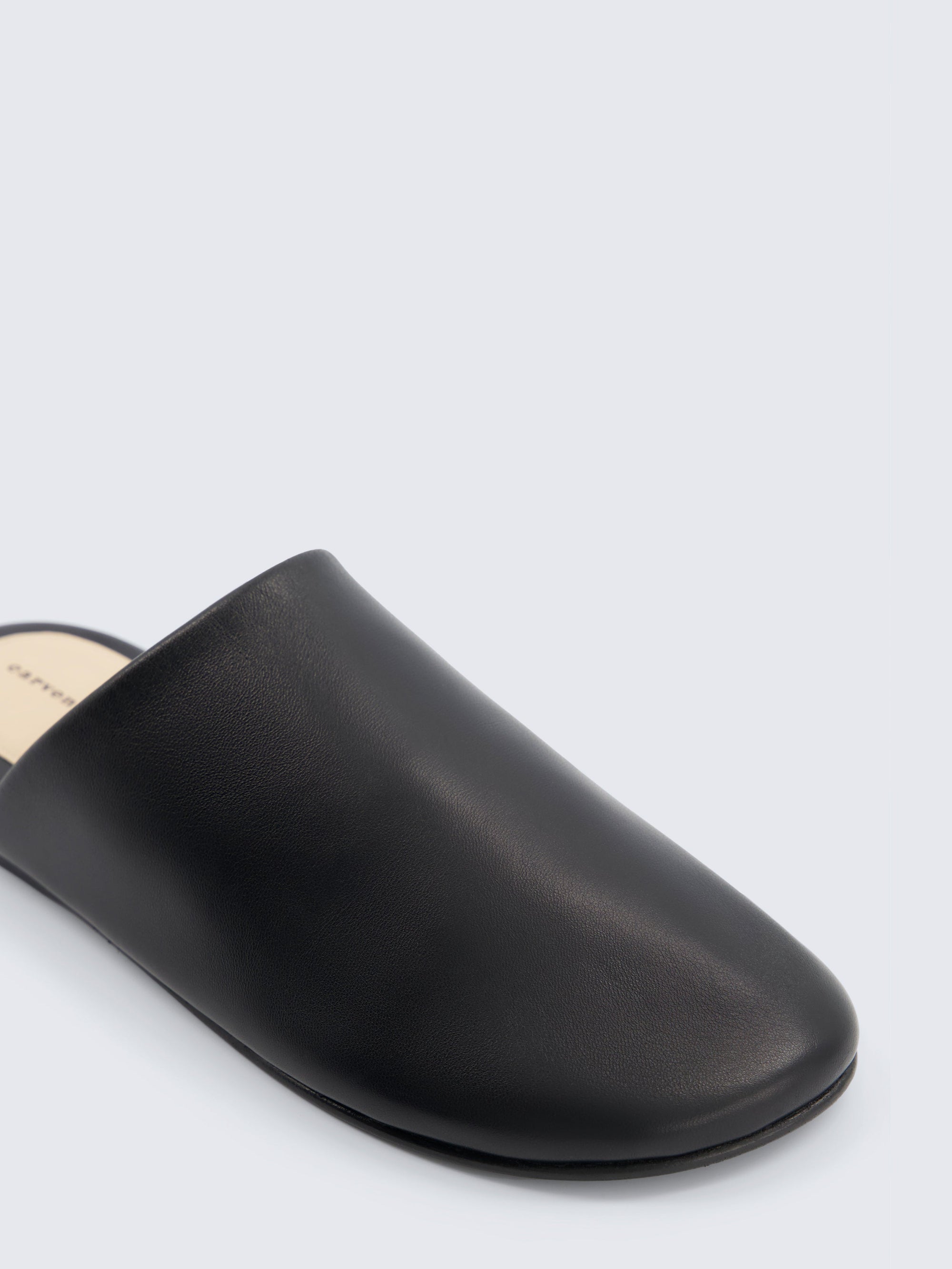 Mule Garnier en cuir