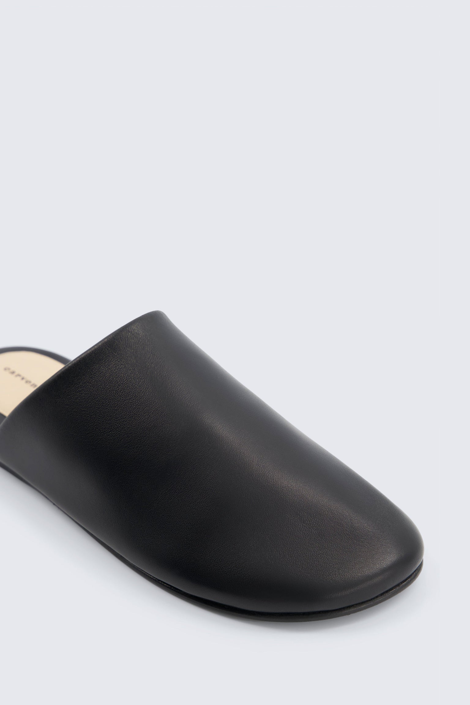 Mule Garnier en cuir