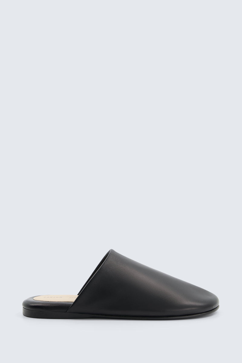 Garnier leather mule in nappa