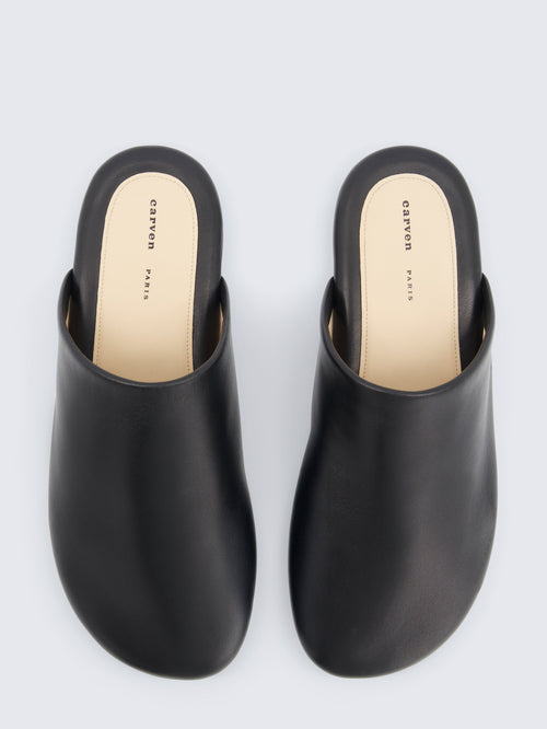 Garnier leather mule in nappa