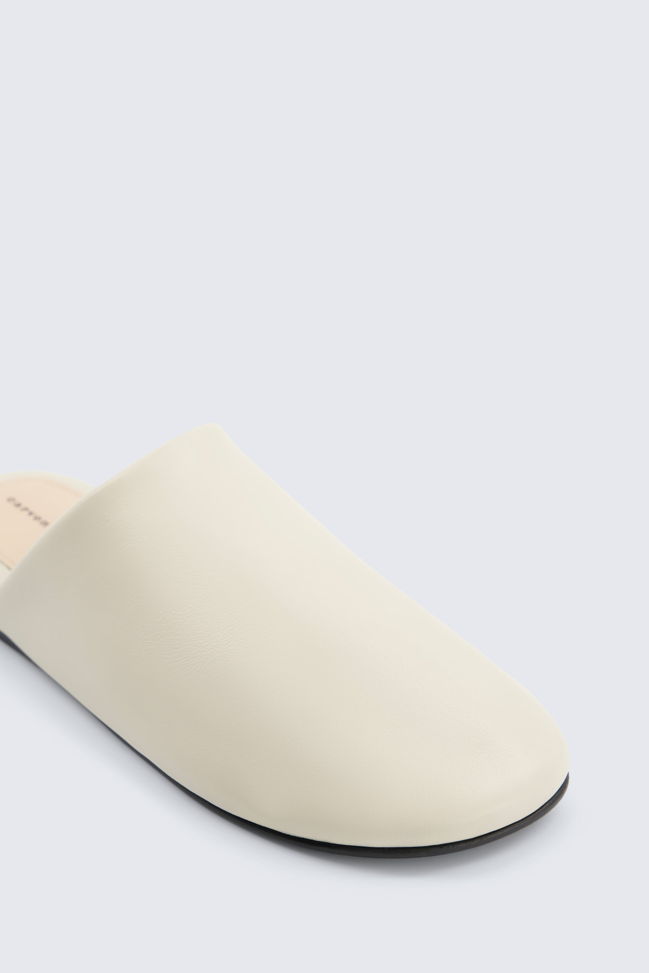 Mule Garnier en cuir