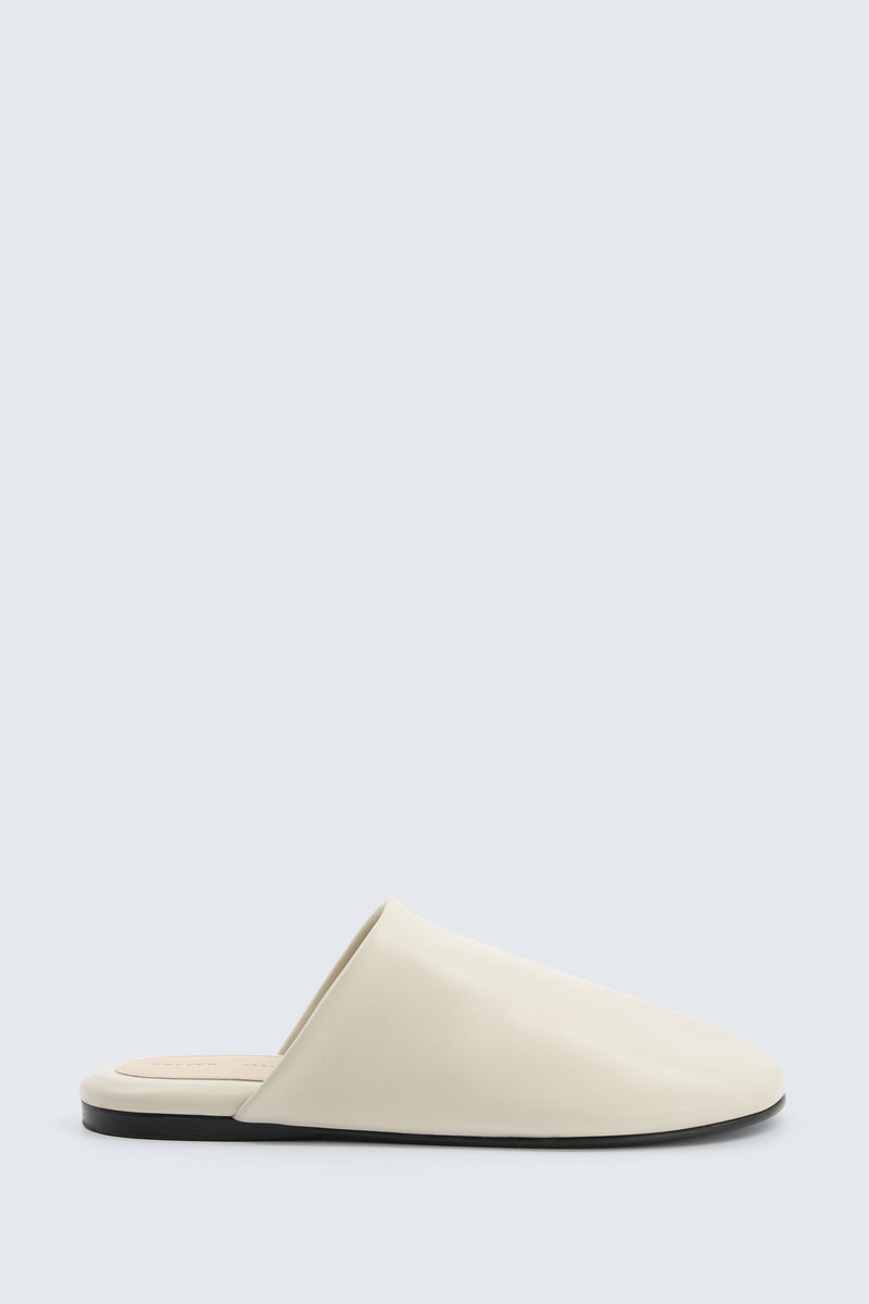 Garnier leather mule in nappa