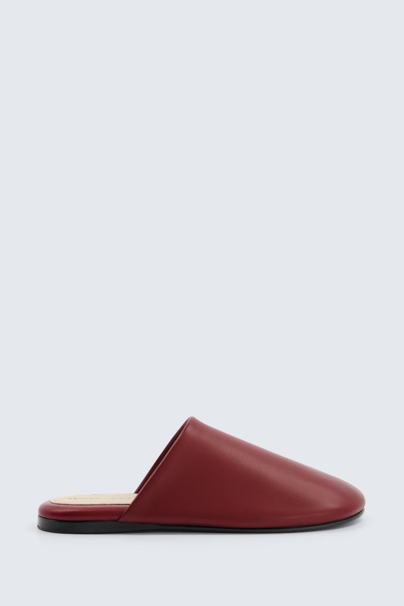 Garnier leather mule in nappa