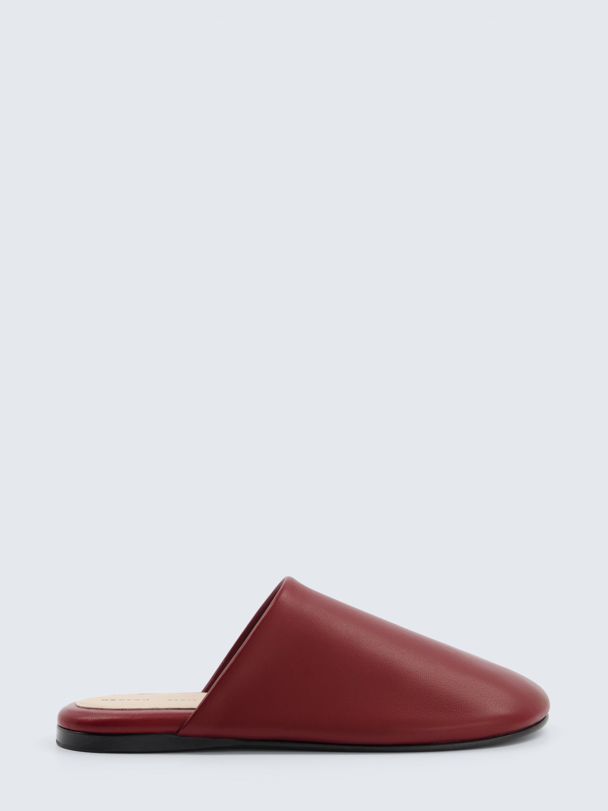 Mule Garnier en cuir