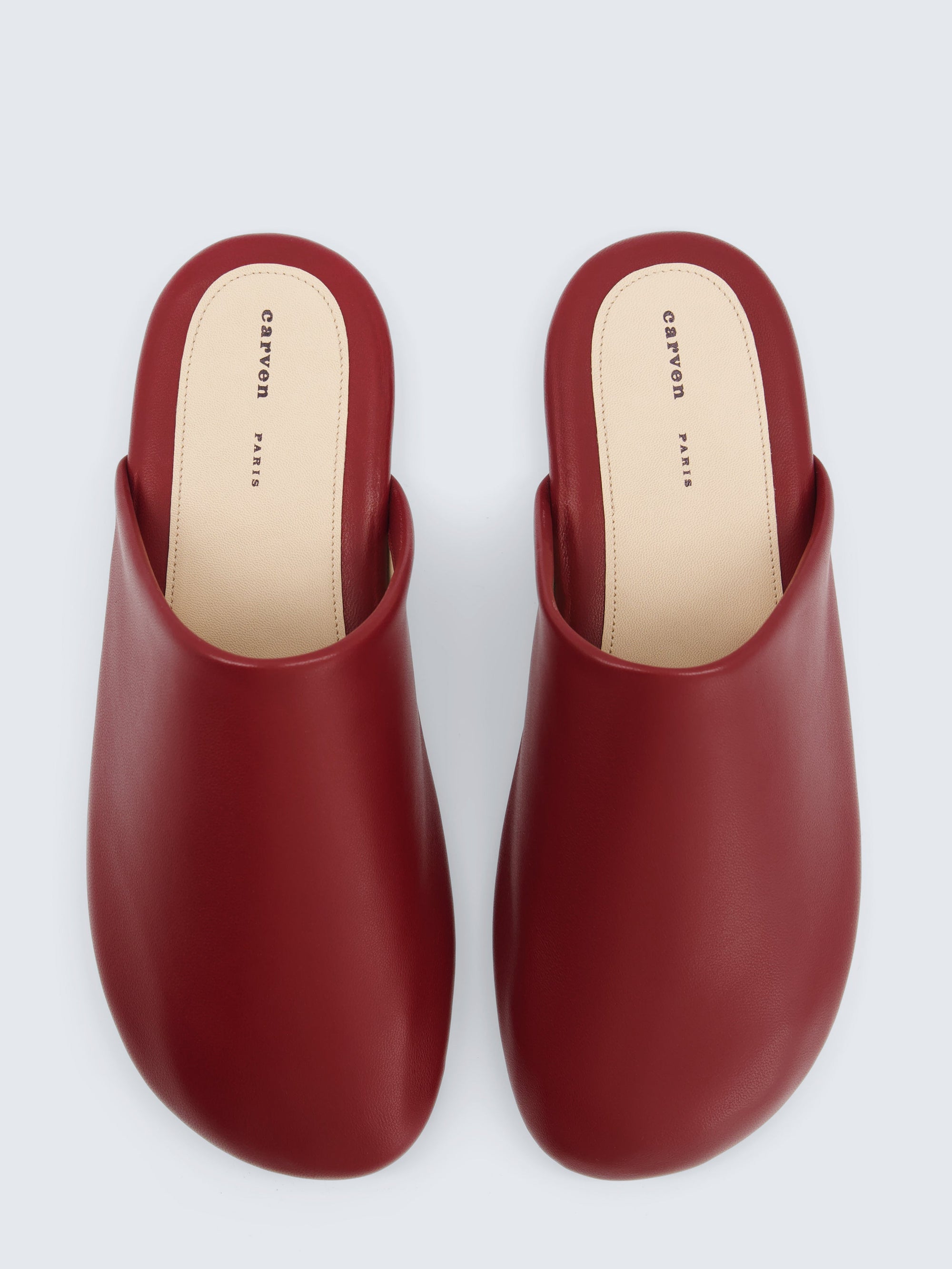 Mule Garnier en cuir