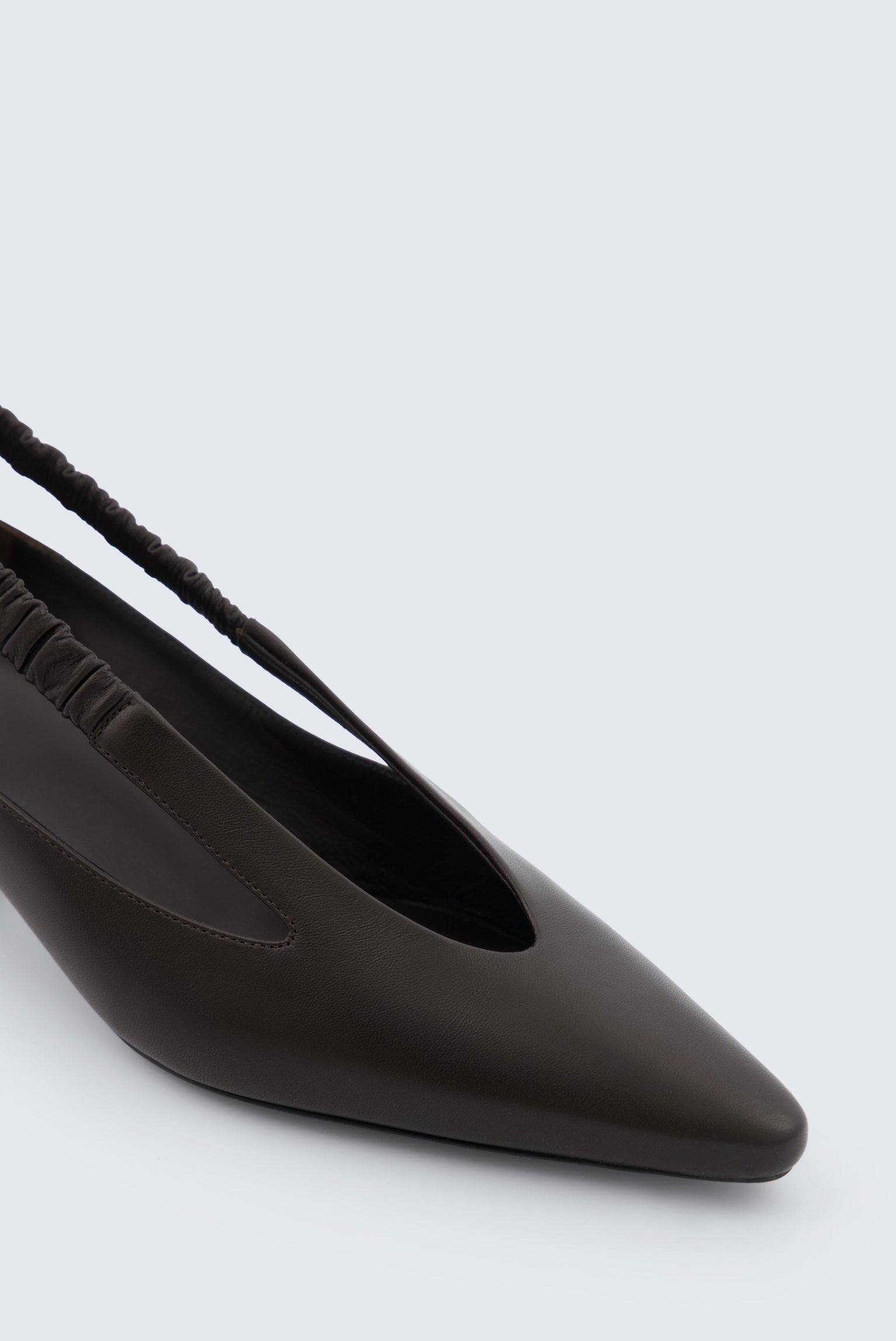 Coupole kitten heel in nappa leather