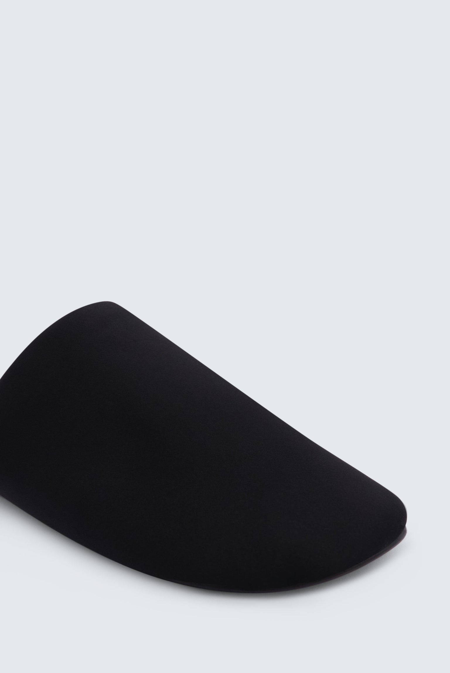 Garnier padded mule in satin fabric