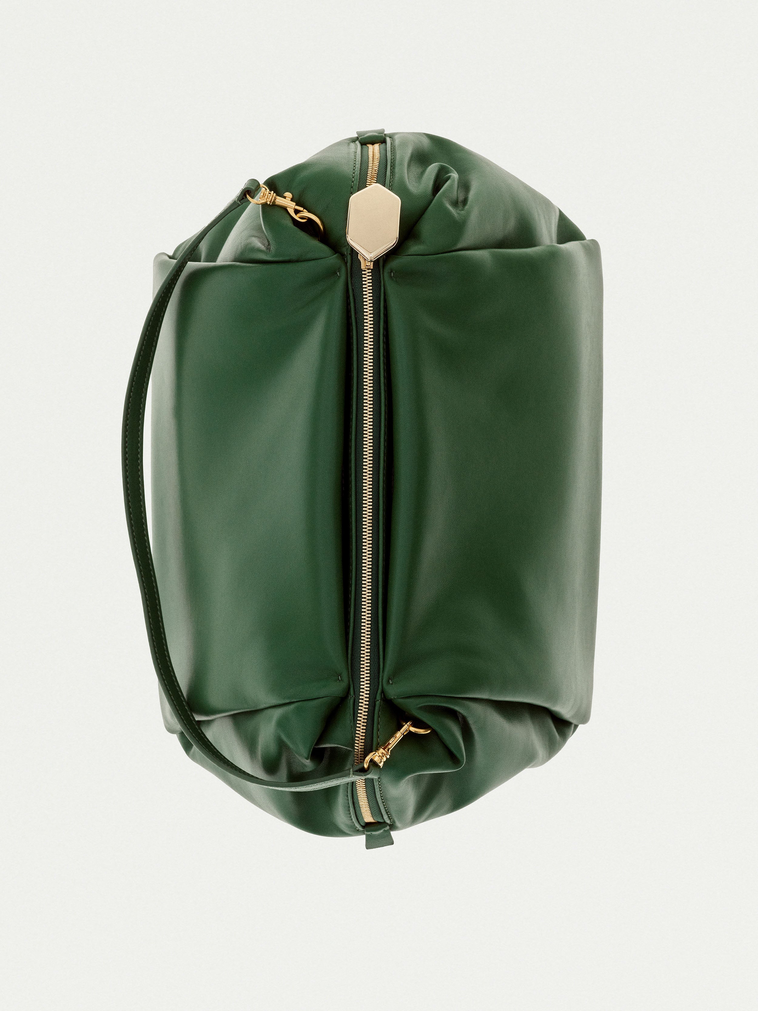 Carven factory Parfums Hunter Green Crossbody Bag