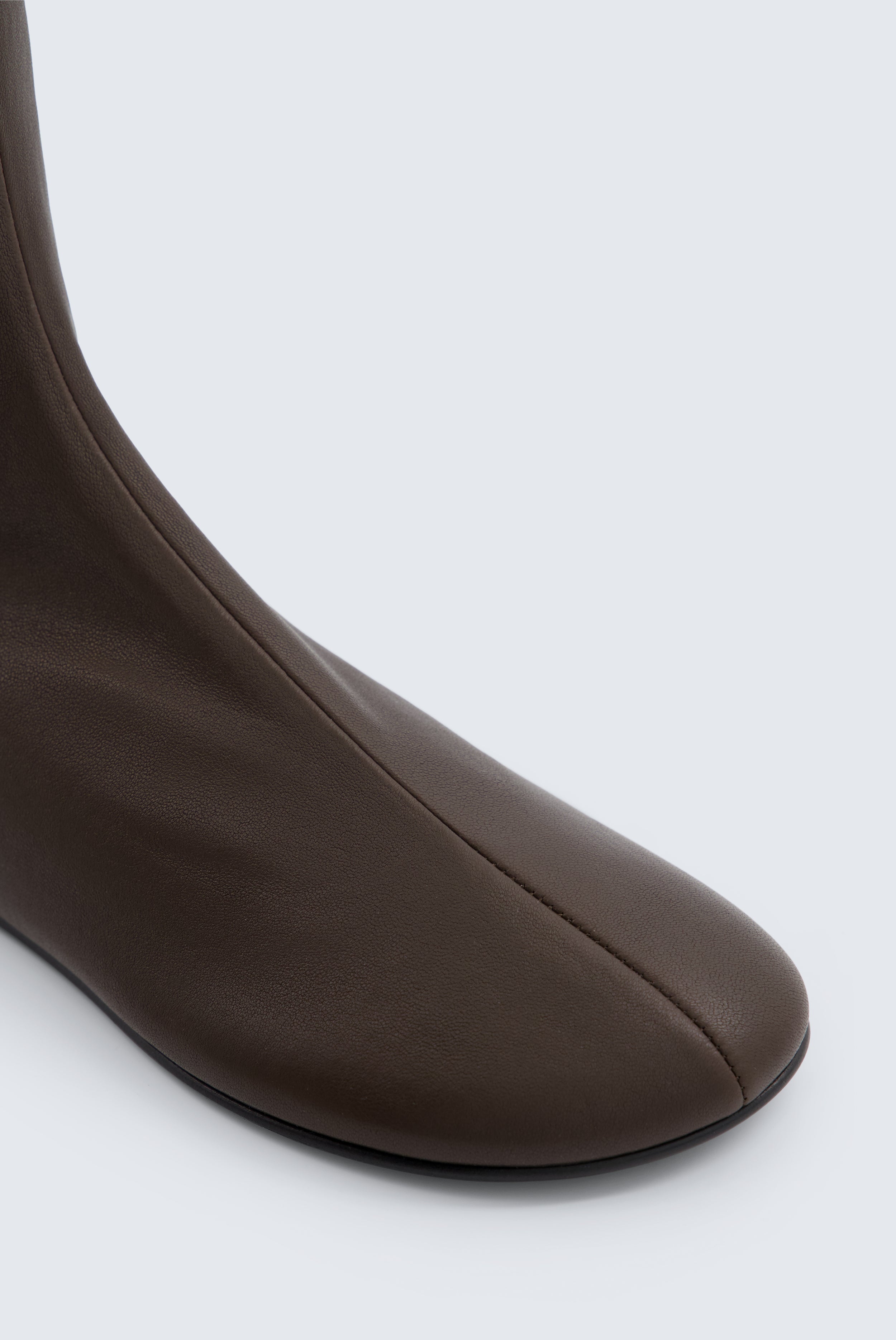 Glove boots in stretch nappa leather